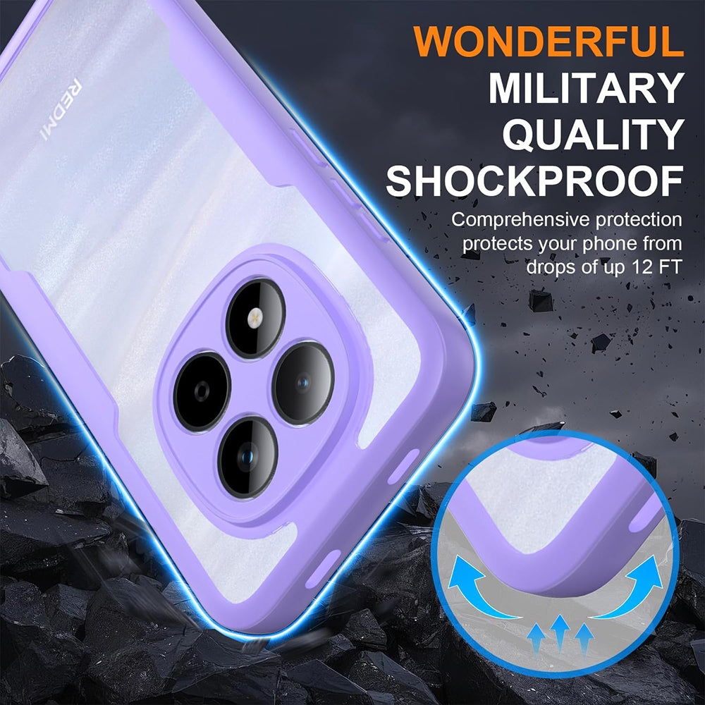 Techsuit - ColorVerse 360 Series + Screen Protector - Xiaomi Redmi Note 15 Pro+ 5G / Poco M8 Pro 5G - Purple