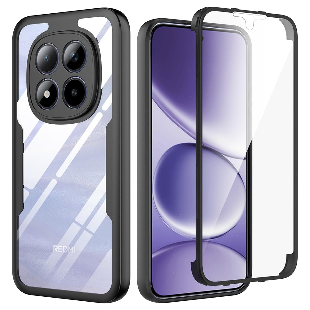 Techsuit - ColorVerse 360 Series + Screen Protector - Xiaomi Redmi Note 15 Pro+ 5G / Poco M8 Pro 5G - Black