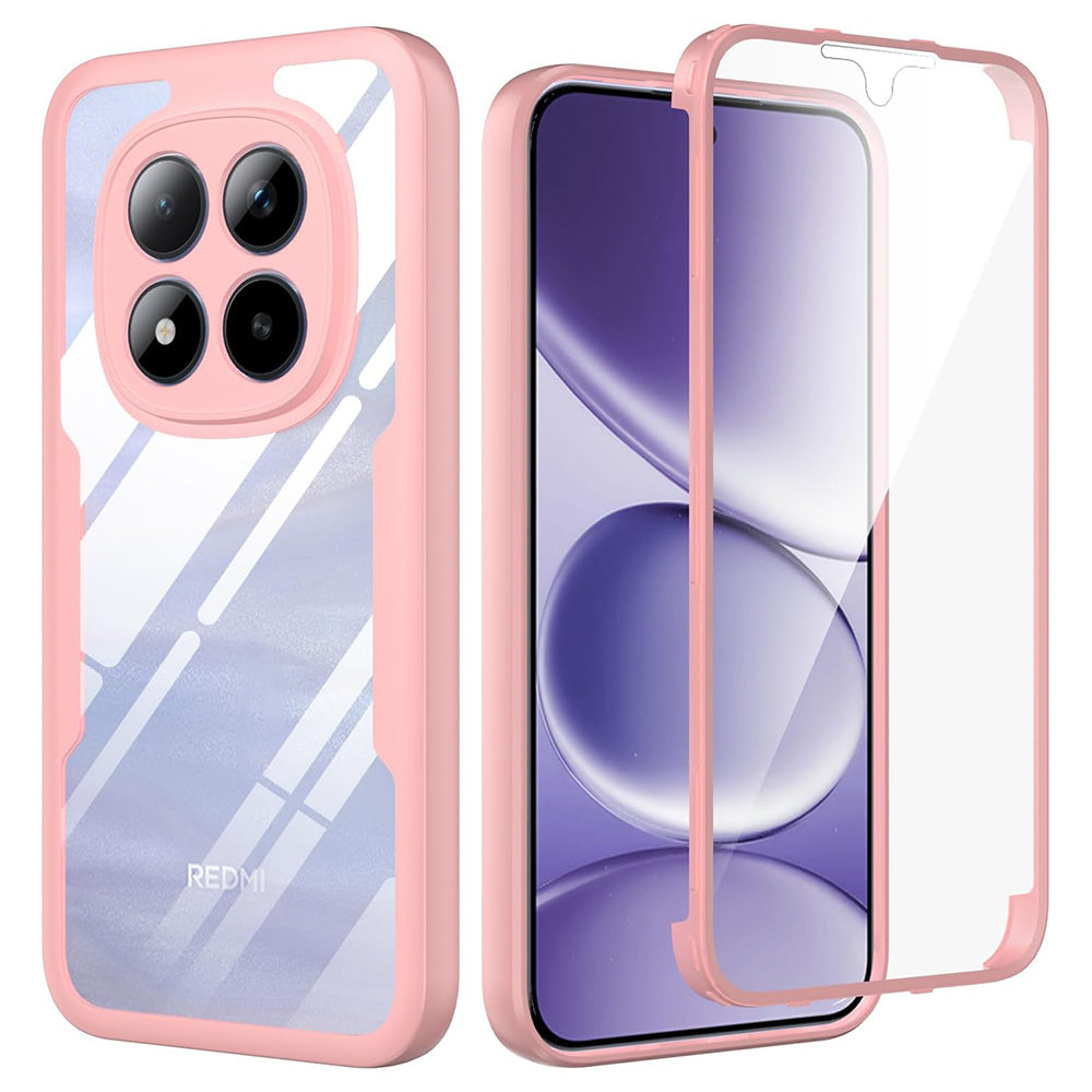 Techsuit - ColorVerse 360 Series + Screen Protector - Xiaomi Redmi Note 15 Pro+ 5G / Poco M8 Pro 5G - Pink