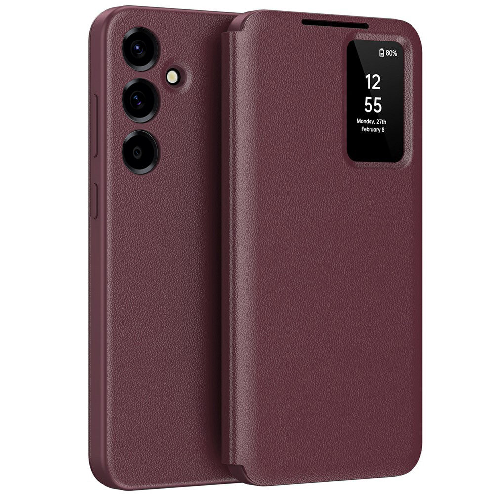 TechSuit Husa de protectie Techsuit SmartView Series compatibil cu Samsung Galaxy A57 5G, Rosu