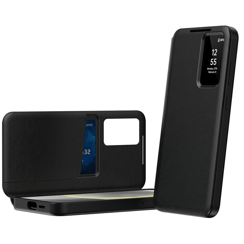 TechSuit Husa de protectie Techsuit SmartView Series compatibil cu Samsung Galaxy A57 5G, Negru – imagine 2