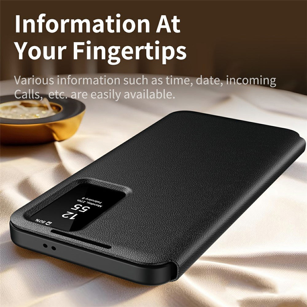 TechSuit Husa de protectie Techsuit SmartView Series compatibil cu Samsung Galaxy A57 5G, Negru – imagine 4