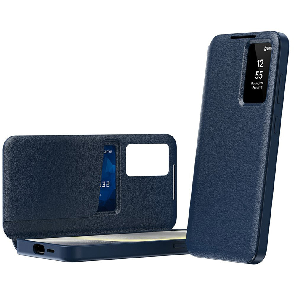 TechSuit Husa de protectie Techsuit SmartView Series compatibil cu Samsung Galaxy A57 5G, Albastru – imagine 2