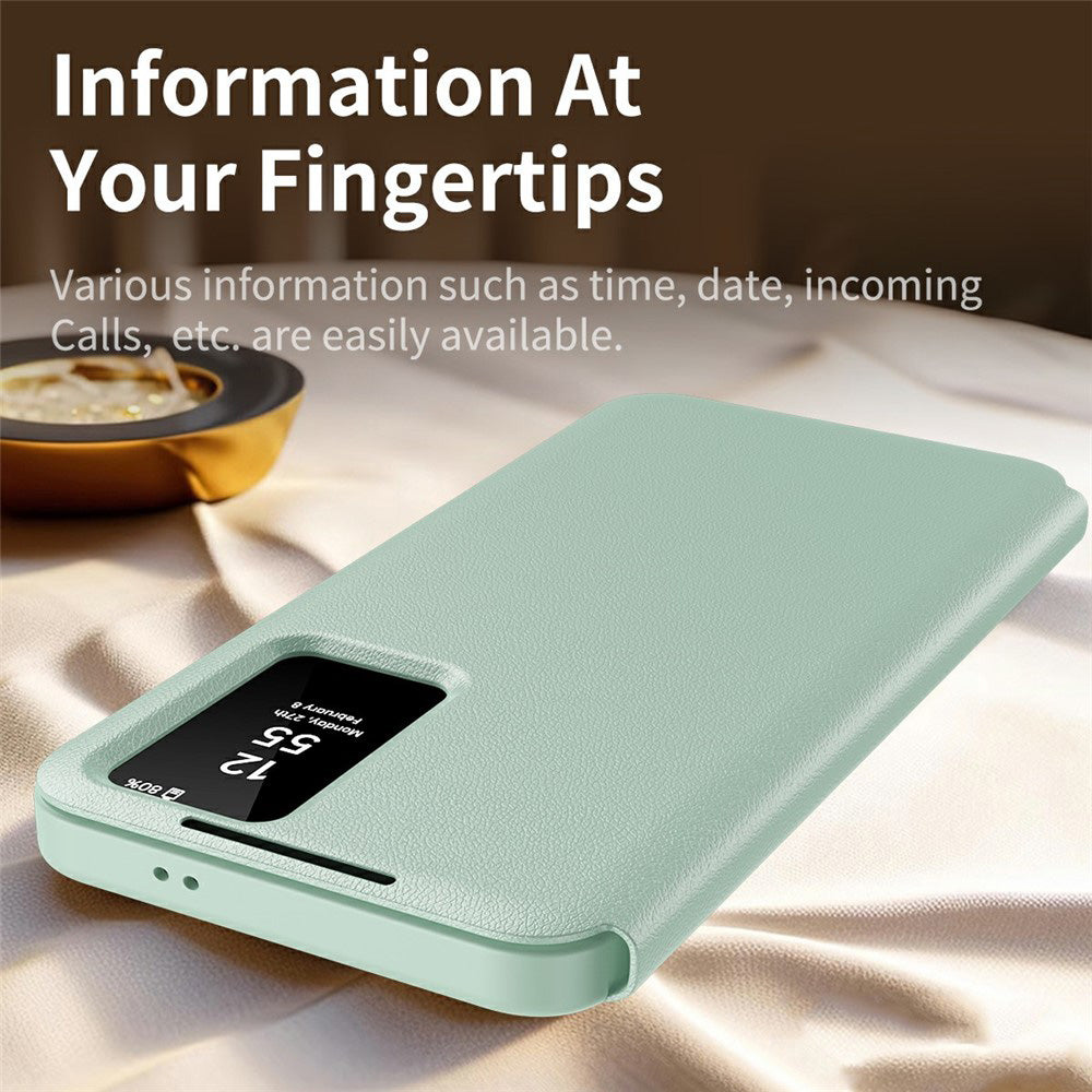 TechSuit Husa de protectie Techsuit SmartView Series compatibil cu Samsung Galaxy A57 5G, Verde – imagine 4