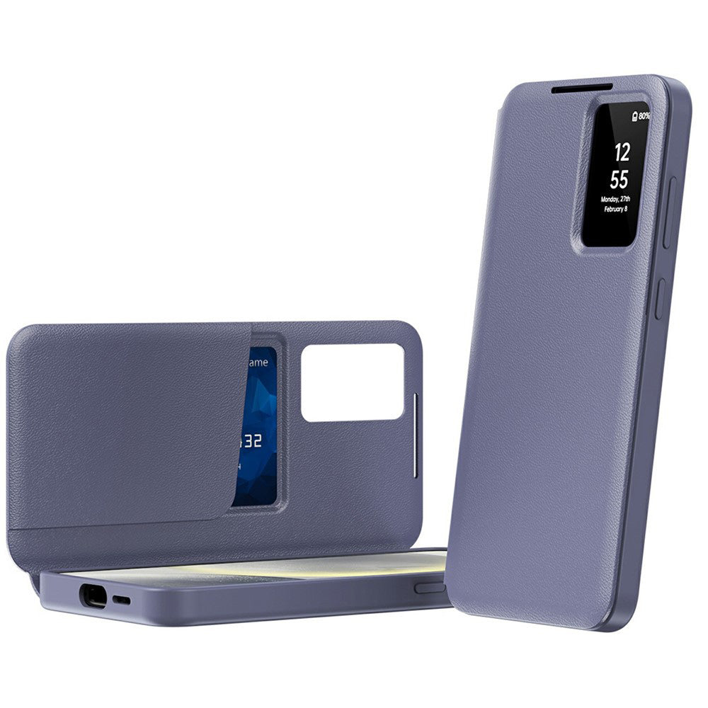 TechSuit Husa de protectie Techsuit SmartView Series compatibil cu Samsung Galaxy A57 5G, Mov – imagine 2