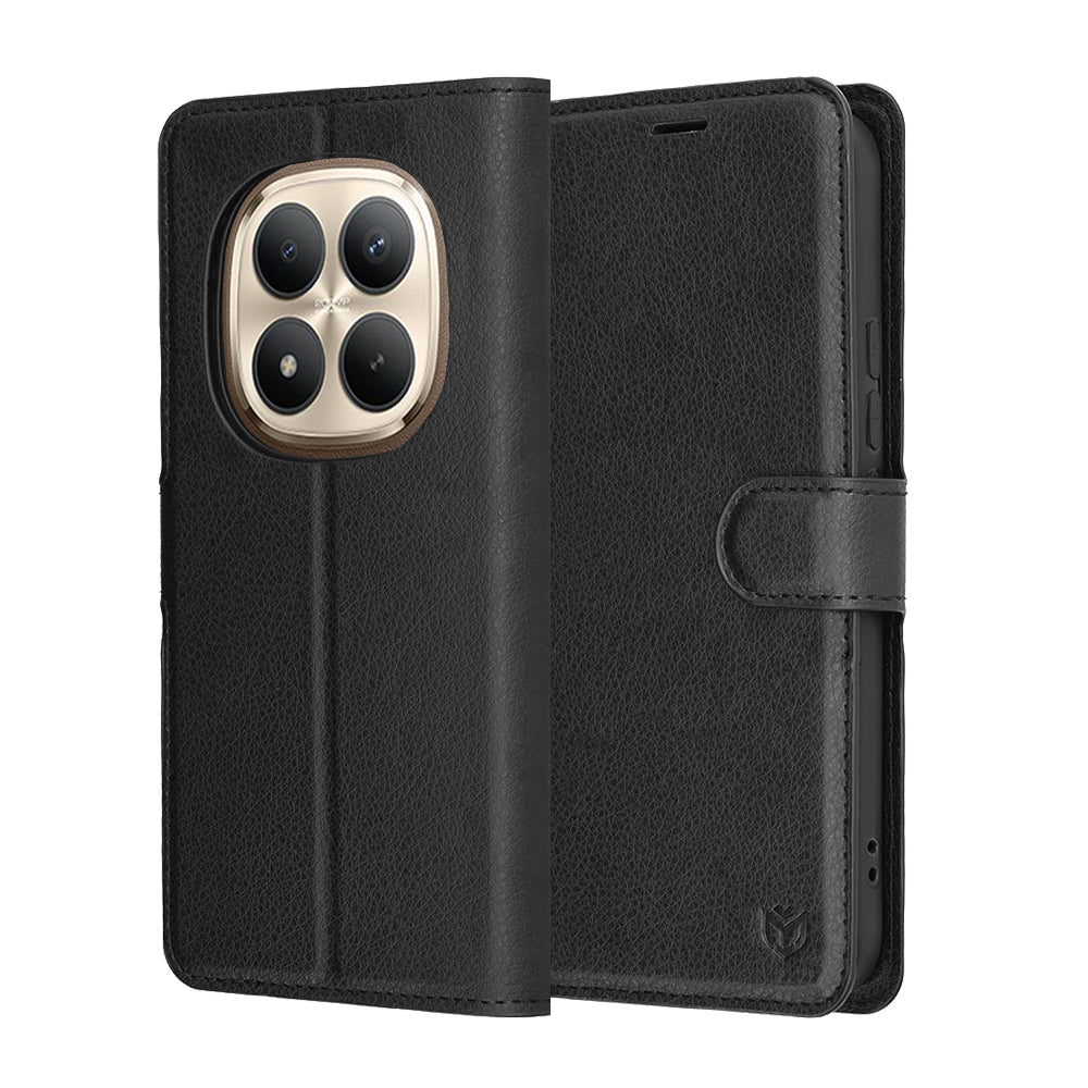 Techsuit - Leather Folio - Xiaomi Redmi Note 15 Pro+ 5G / Poco M8 Pro 5G - Black