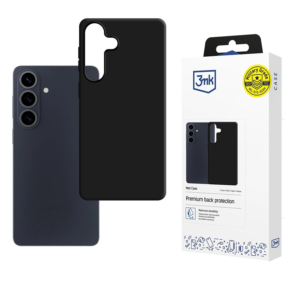 3mk - Matt Case - Samsung Galaxy S26 - Black