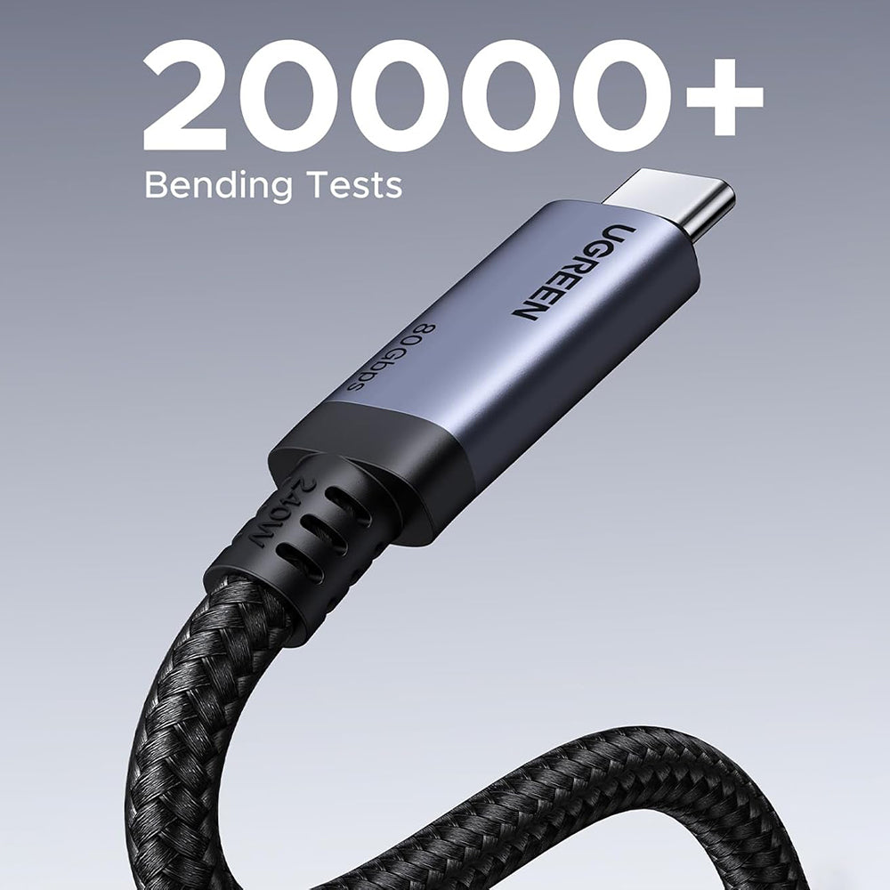 Cablu Ugreen L706 (65383), USB-C, 240W, 1m, Negru