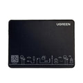 Ugreen - Mouse Pad (CY016) - for Gaming, Non-Slip Rubber Base, 260 x 200mm - Black