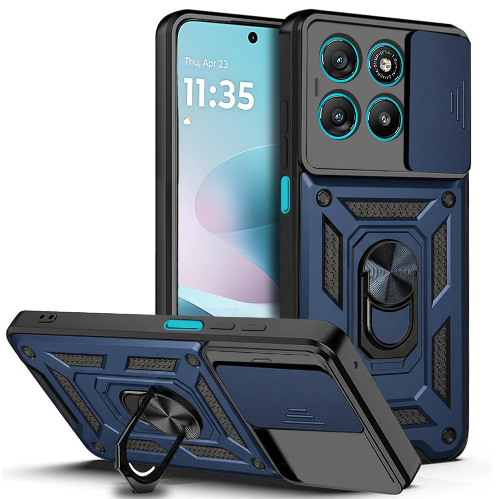 TechSuit Husa de protectie Techsuit CamShield Series compatibil cu Motorola Moto G57 Power / G67 Power, Albastru