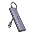 Ugreen - Docking Station CM511 (75586) - USB-C to 2x USB 3.2, DP, 3x USB-C, 10Gbps, 4K@60Hz, PD100W - Gray