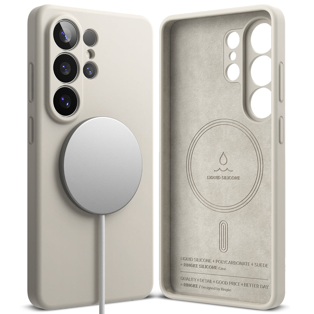Ringke - Silicone MagSafe - Samsung Galaxy S26 Ultra - Stone