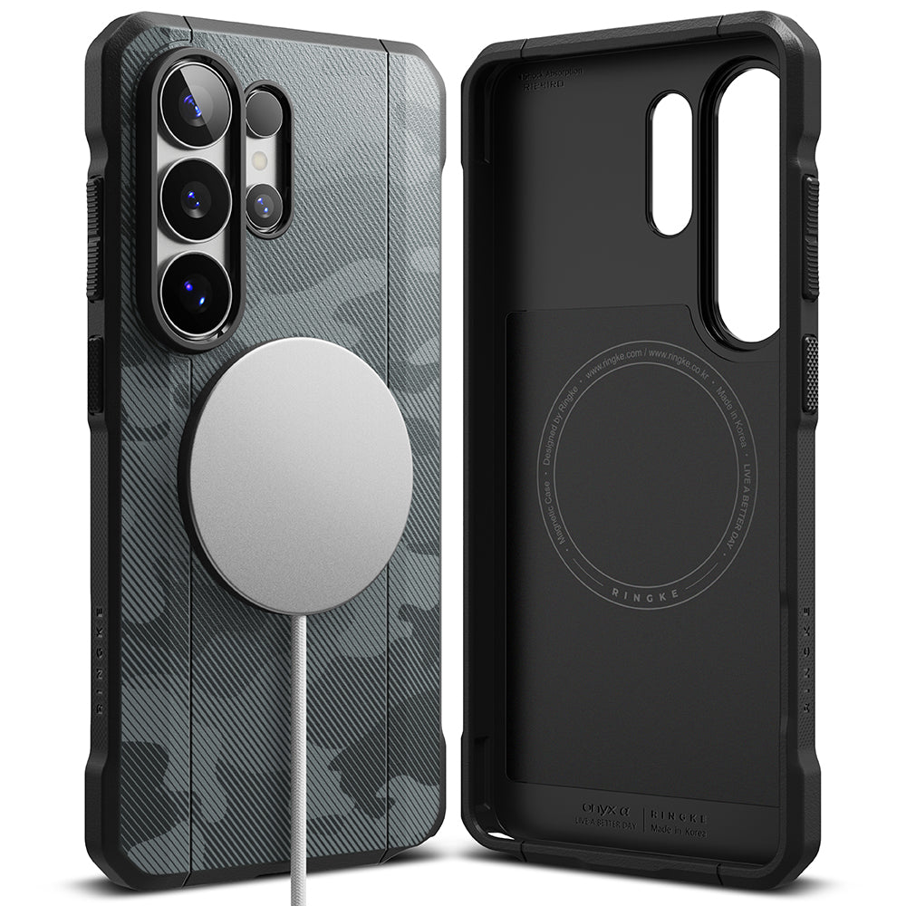 Ringke - Onyx Alpha MagSafe - Samsung Galaxy S26 Ultra - Camo Black