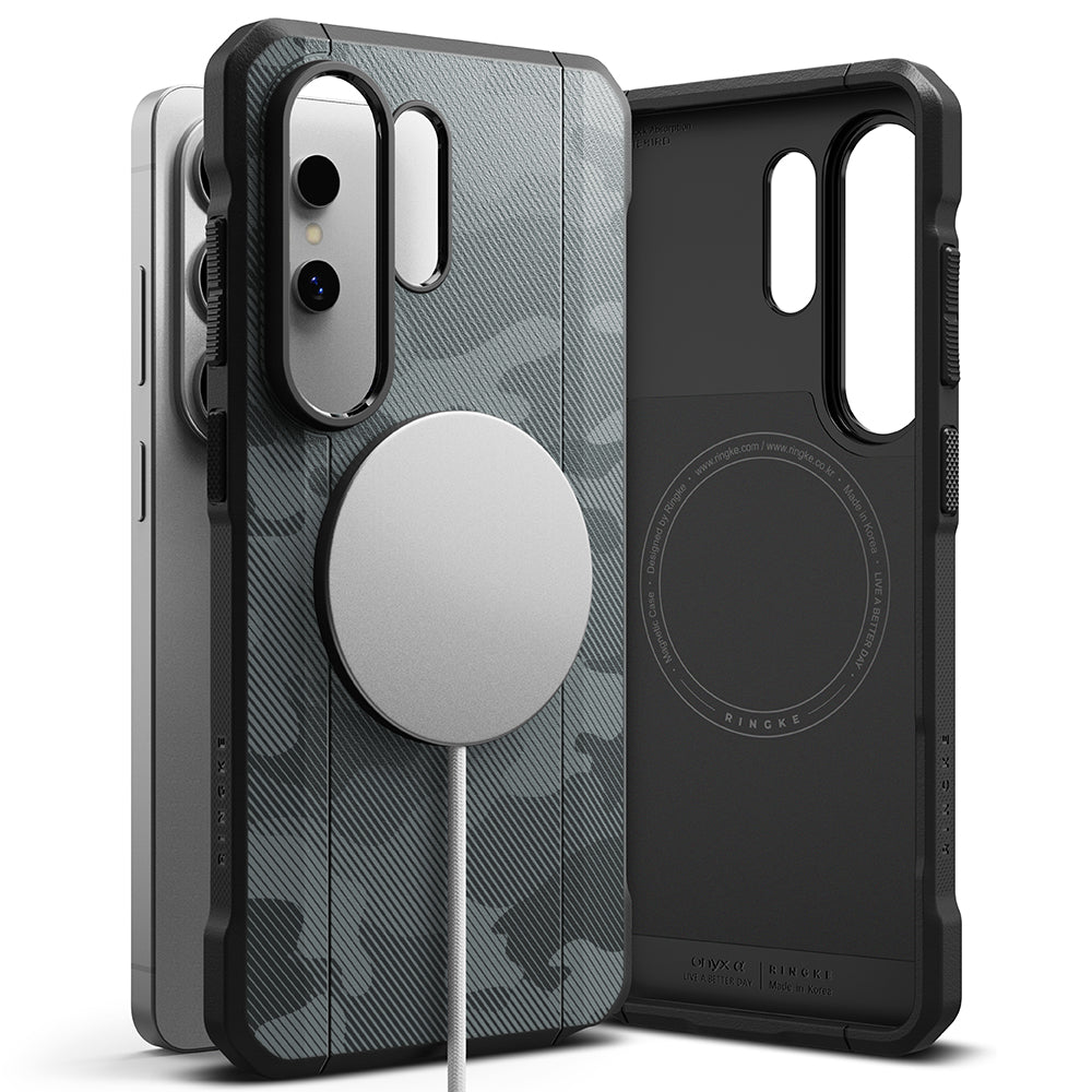 Ringke - Onyx Alpha MagSafe - Samsung Galaxy S26 Ultra - Camo Black