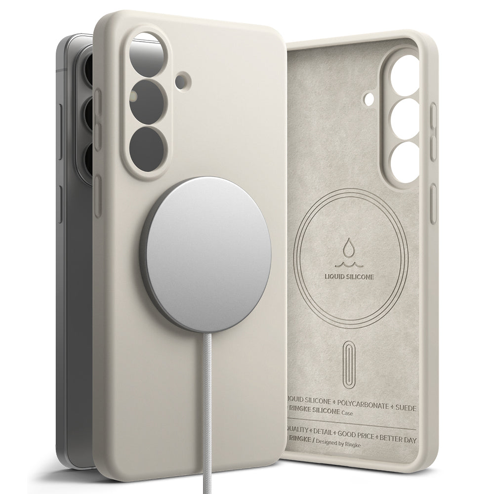 Ringke - Silicone MagSafe - Samsung Galaxy S26 Plus - Stone