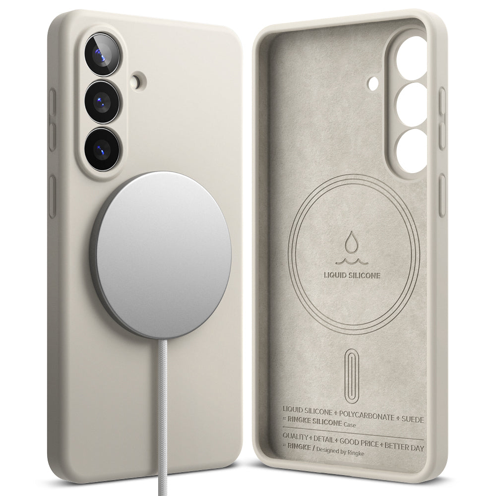 Ringke - Silicone MagSafe - Samsung Galaxy S26 - Stone