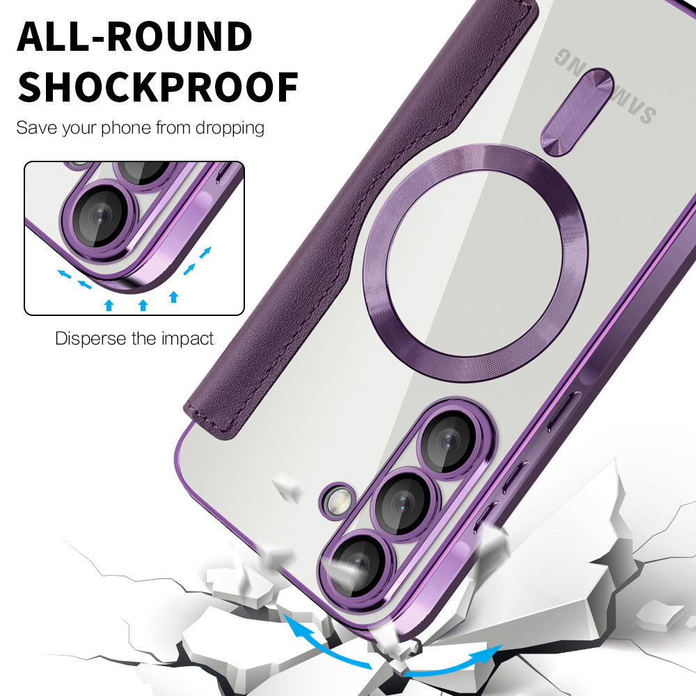 Techsuit - SmartMag Book Case - Samsung Galaxy A57 5G - Purple