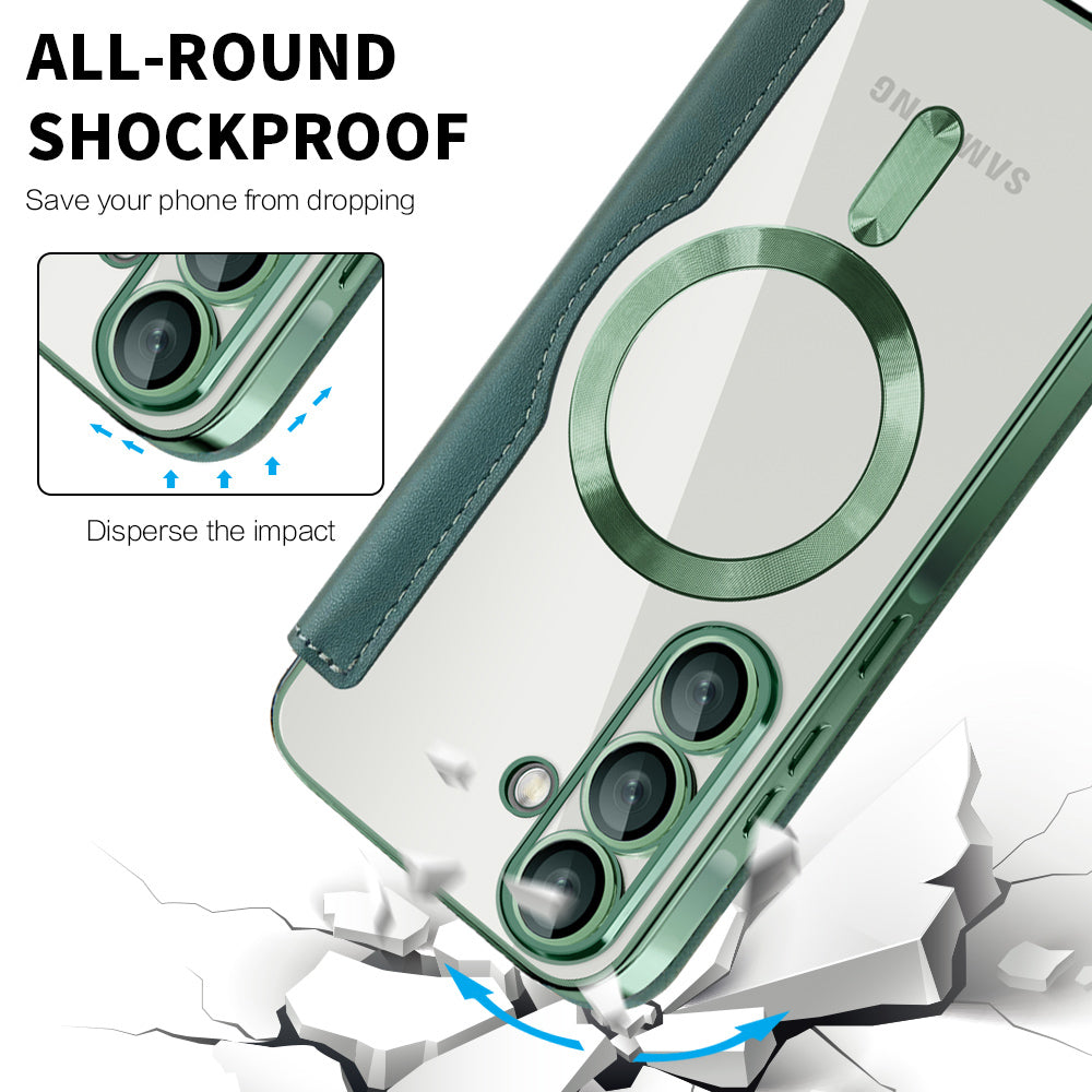 Techsuit - SmartMag Book Case - Samsung Galaxy A57 5G - Green