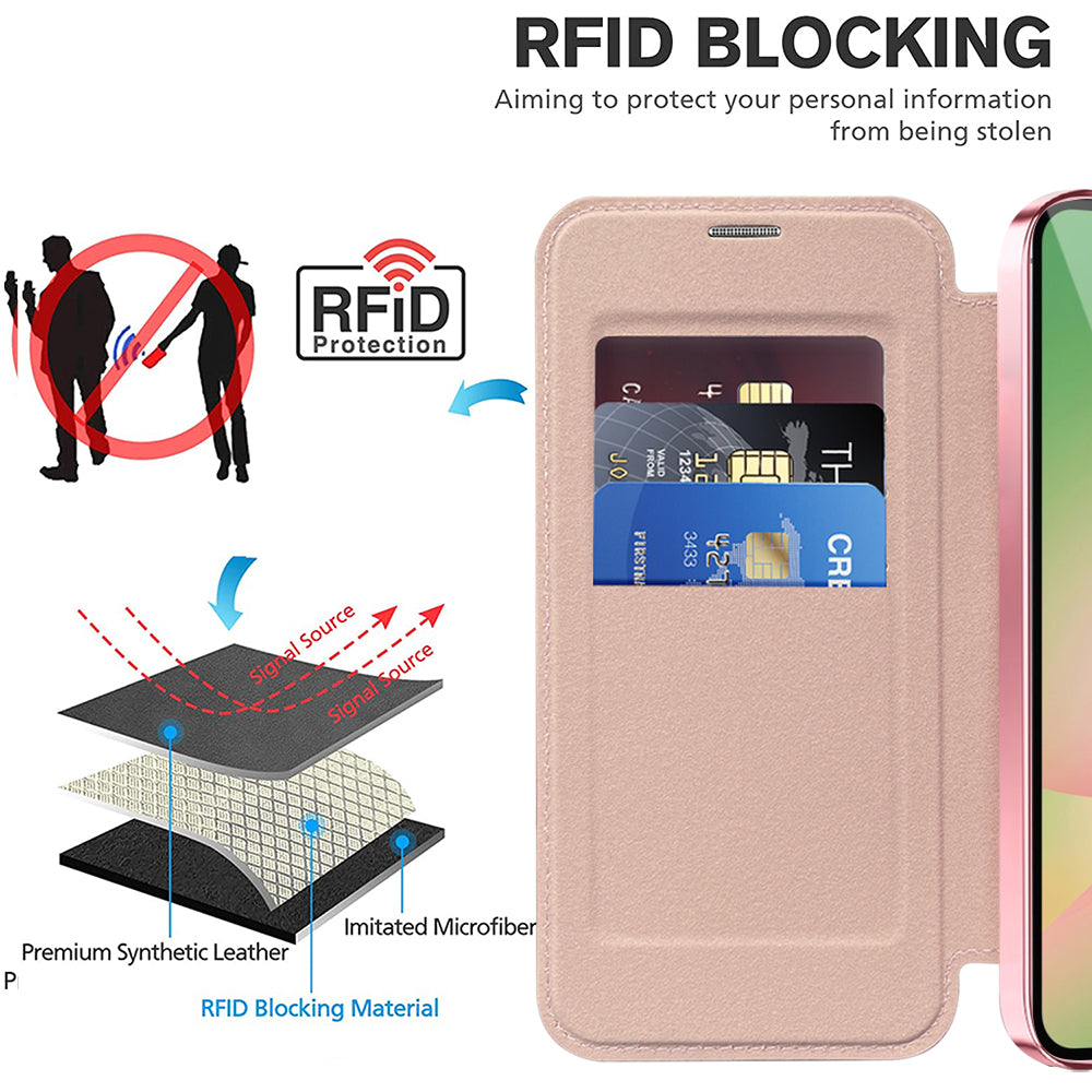 Techsuit - SmartMag Book Case - Samsung Galaxy A57 5G - Pink