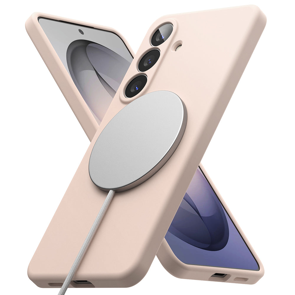 Ringke - Silicone MagSafe - Samsung Galaxy S26 - Pink Sand