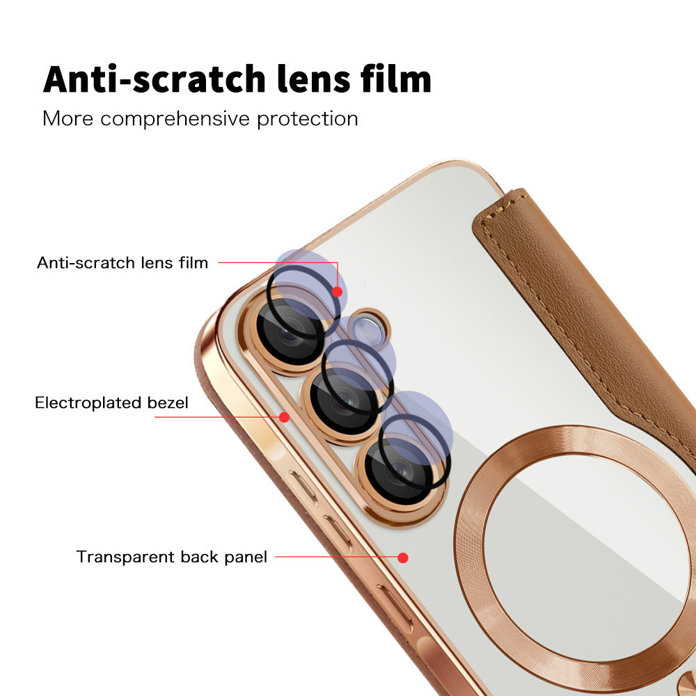 Techsuit - SmartMag Book Case - Samsung Galaxy A37 5G - Brown