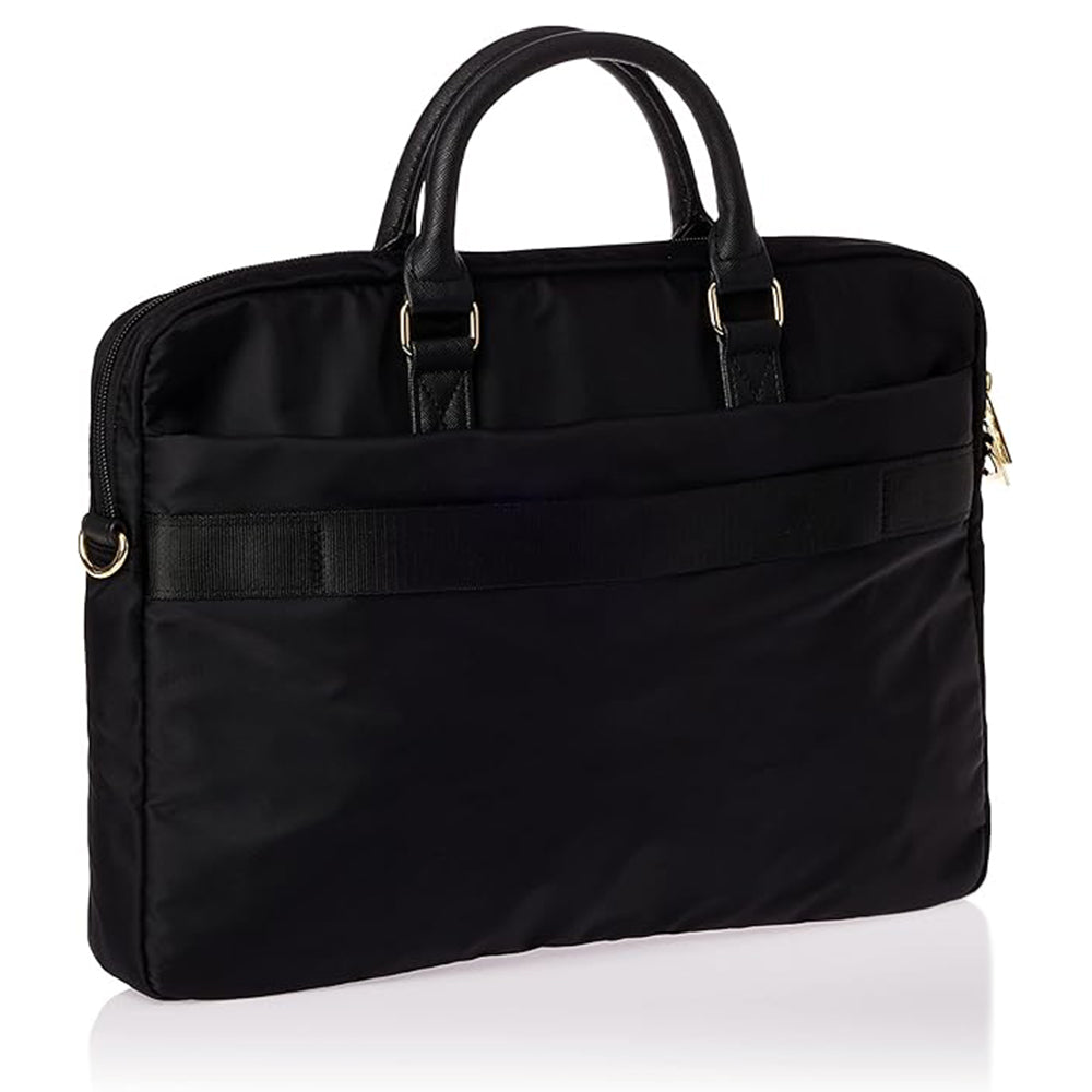 Geanta pentru Laptop 16", Unisex, Ajustabila - Guess Nylon Triangle Logo (GUCB15NTMLBK) - Black