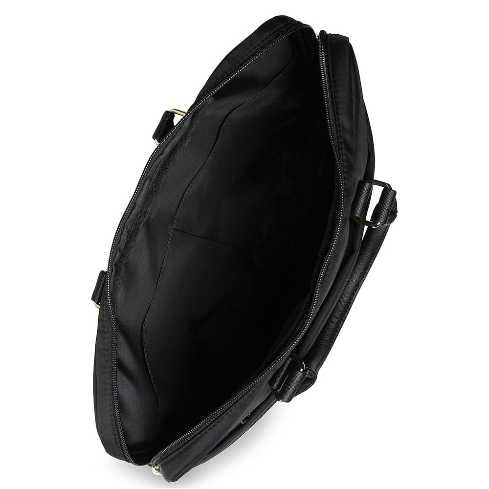 Geanta pentru Laptop 16", Unisex, Ajustabila - Guess Nylon Triangle Logo (GUCB15NTMLBK) - Black