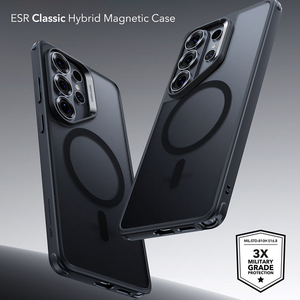 ESR - Classic Hybrid HaloLock - Samsung Galaxy S26 Ultra - Frosted Black