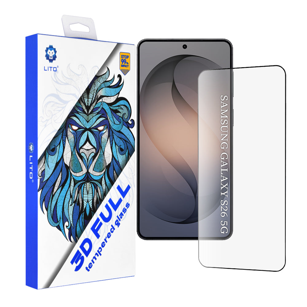 Lito - 3D Full Cover - Samsung Galaxy S26 - Black