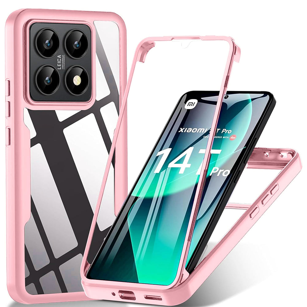 Techsuit - ColorVerse 360 Series + Screen Protector - Xiaomi 14T Pro - Pink