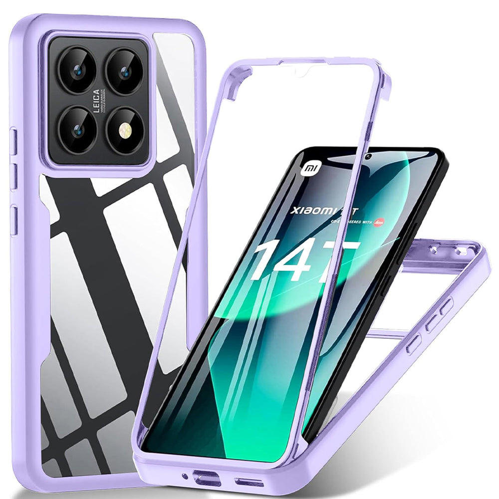 Techsuit - ColorVerse 360 Series + Screen Protector - Xiaomi 14T - Purple