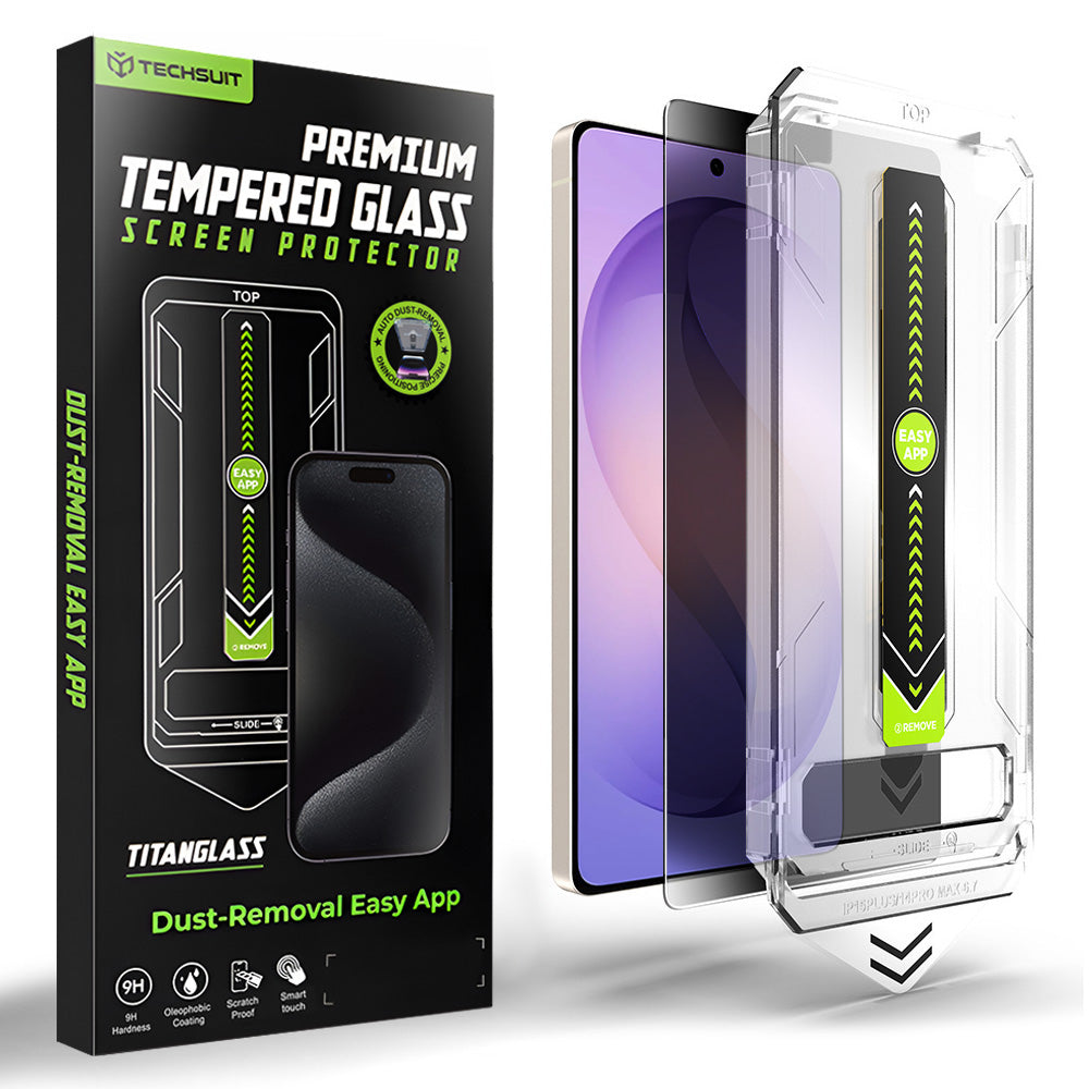 Techsuit - [Privacy Display Feature Not Supported] TitanGlass CrystalHD - Samsung Galaxy S26 Ultra - Privacy