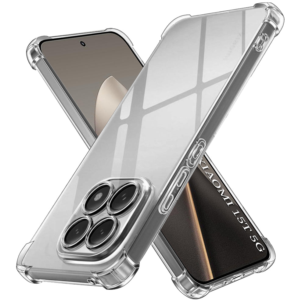 Techsuit - Shockproof Clear Silicone - Xiaomi 15T - Clear