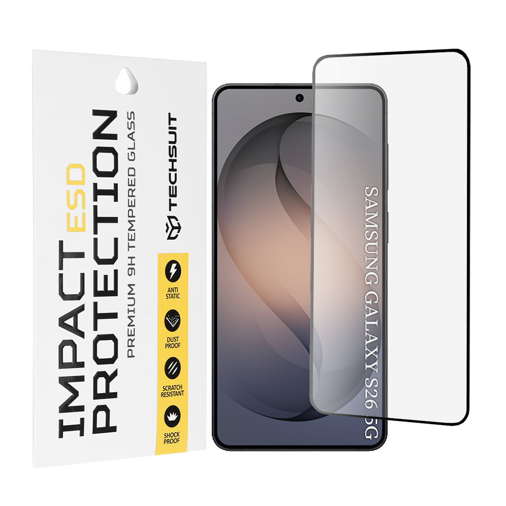 Techsuit - ESD Glass - Samsung Galaxy S26 - Black
