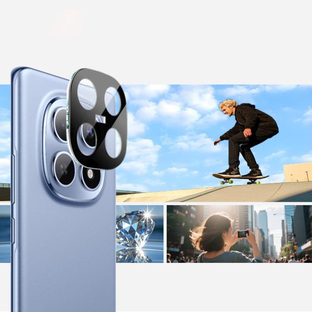 Techsuit - Full Camera Glass - Xiaomi Redmi Note 15 5G / Poco M8 5G - Black