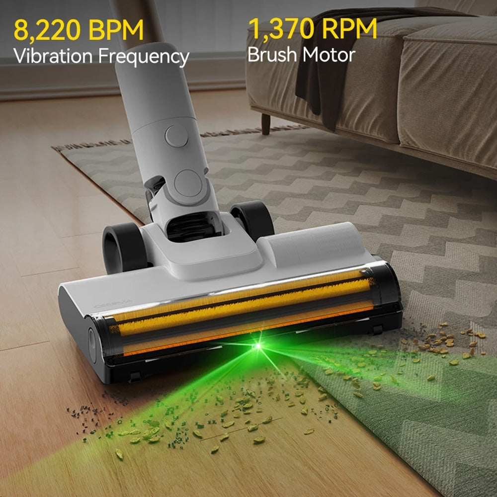 Deerma - Cordless Vacuum Cleaner VCBD11B (T20 FLIP) - Dry & Wet Cleaning, 21000Pa, 265W, 2200mAh, 45-Min, Green Light - 