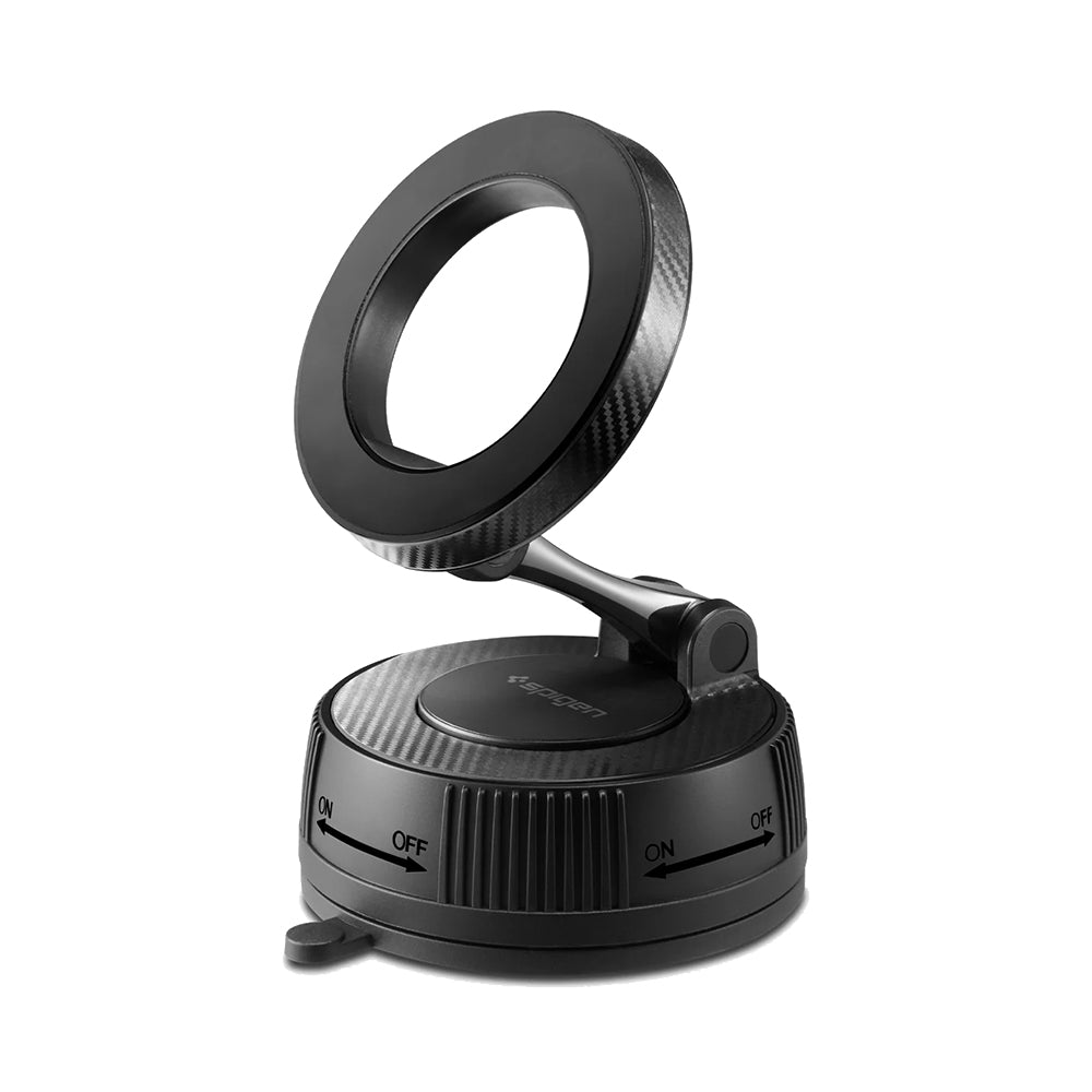 Spigen Suport Spigen OneTap MagFit MFT36 (ACP11172), for Dashboard, Windshield, Polycarbonate, N52 x 20 Magnets, Negru