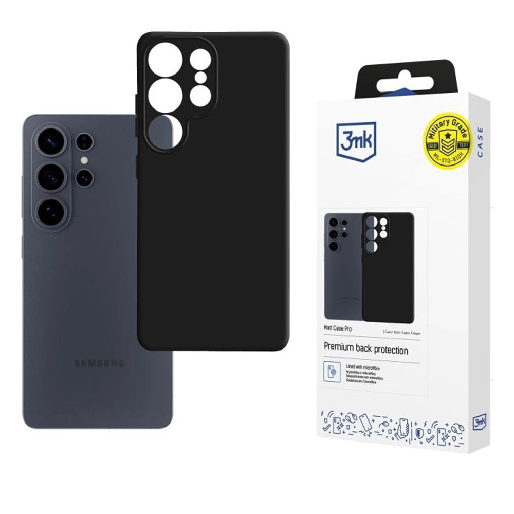 3mk - Matt Case Pro - Samsung Galaxy S26 Ultra - Black