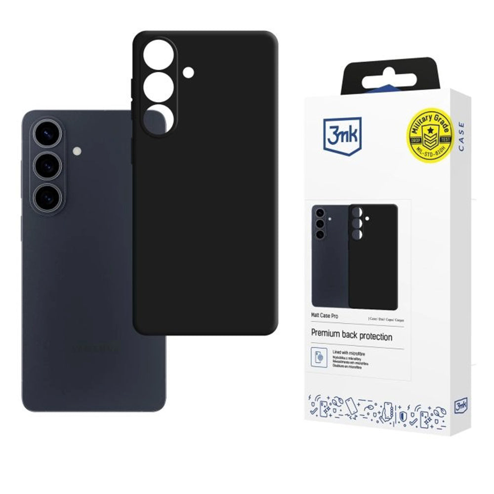 3mk - Matt Case Pro - Samsung Galaxy S26 Plus - Black