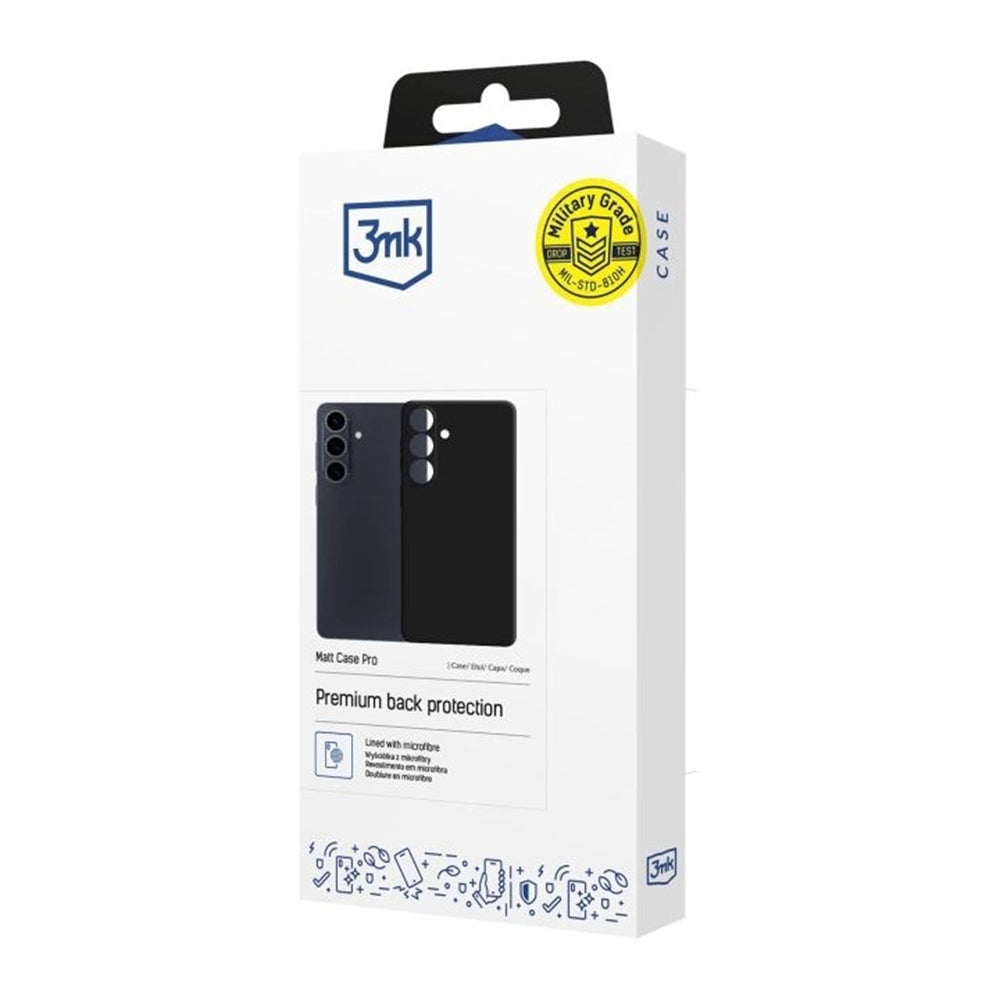 3mk - Matt Case Pro - Samsung Galaxy S26 - Black
