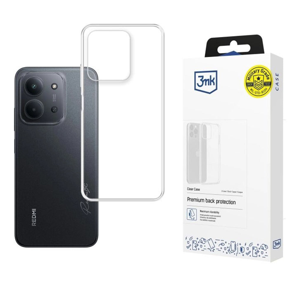 3mk - Clear Case - Xiaomi Redmi 15C 4G / Redmi 15C 5G / Poco C85 4G - Transparent