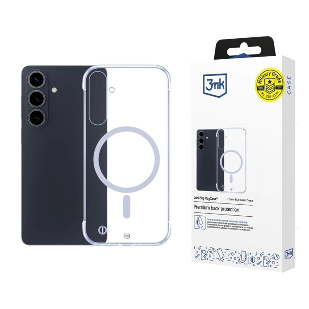 3mk - Just20g MagCase - Samsung Galaxy S26 Plus - Transparent
