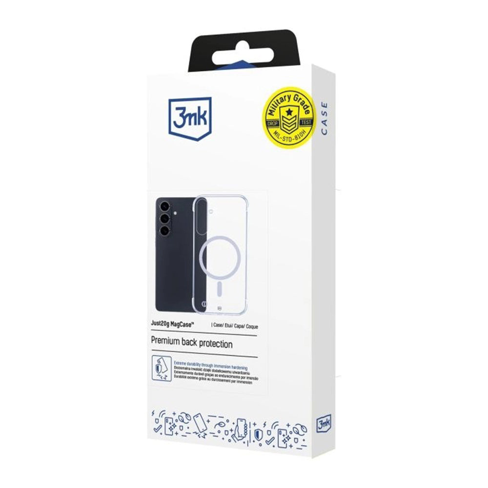 3mk - Just20g MagCase - Samsung Galaxy S26 Plus - Transparent
