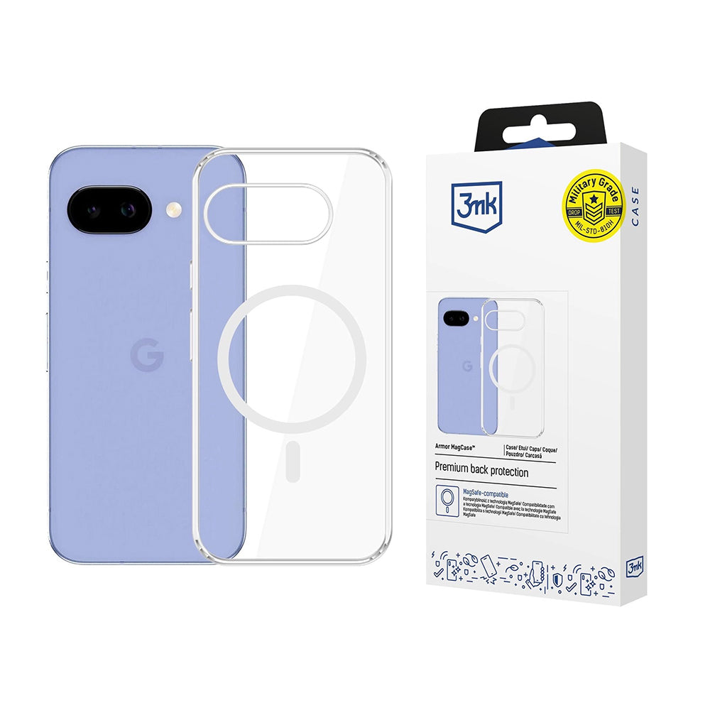3mk - Armor MagCase - Google Pixel 10a - Transparent