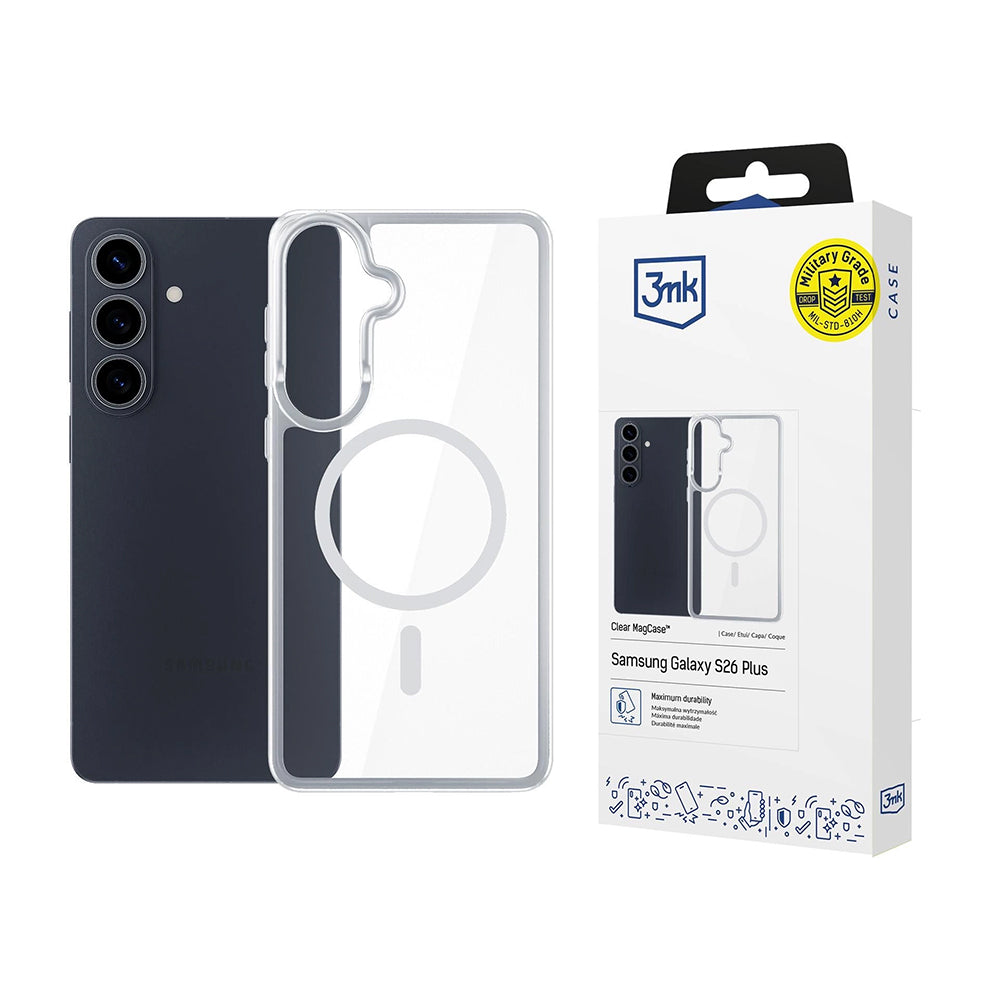3mk - Armor MagCase - Samsung Galaxy S26 Plus - Transparent