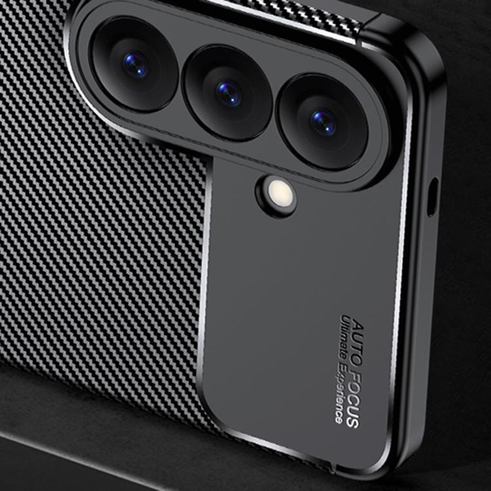 Techsuit - CarbonFiber - Samsung Galaxy S26 Plus - Black