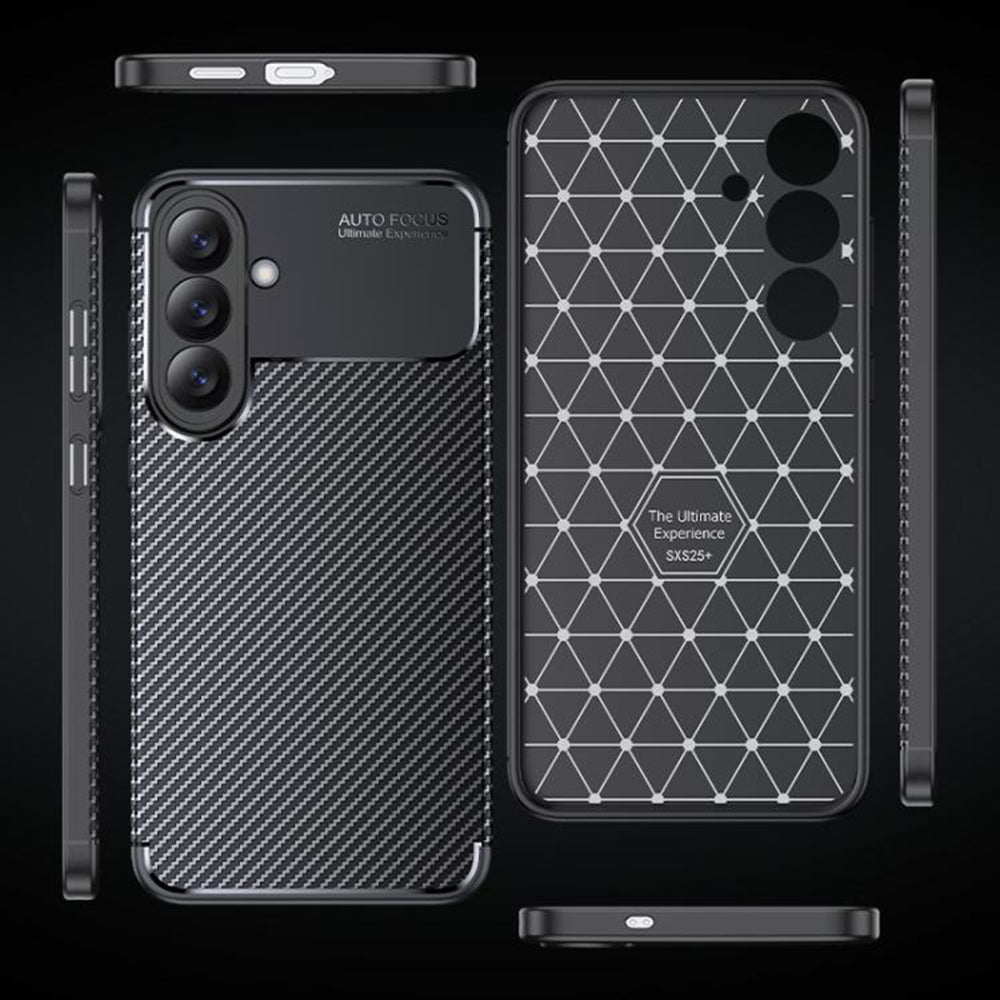 Techsuit - CarbonFiber - Samsung Galaxy S26 Plus - Black