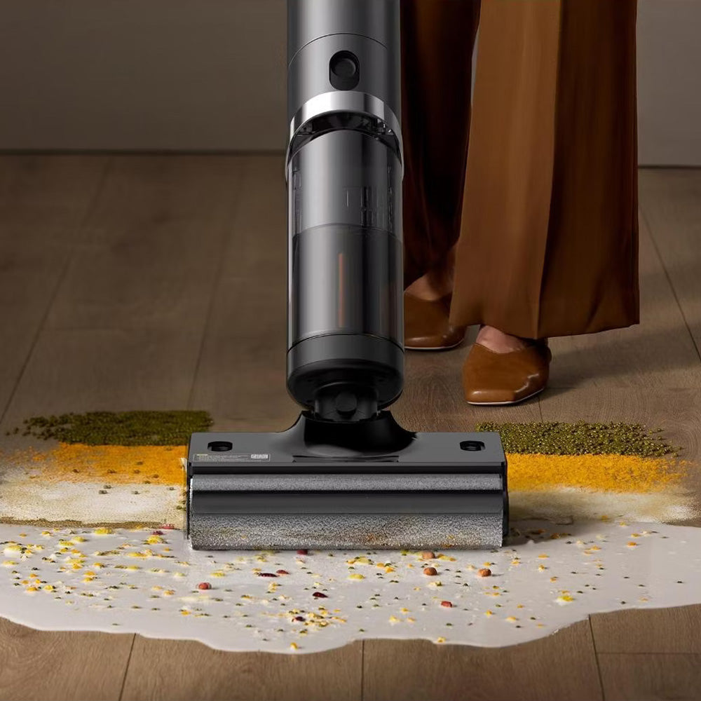 Deerma - Cordless Vacuum Cleaner (VX900W) - Dry & Wet Cleaning, 16000Pa, 4000mAh, 230W, Base with Additional Water Tank 