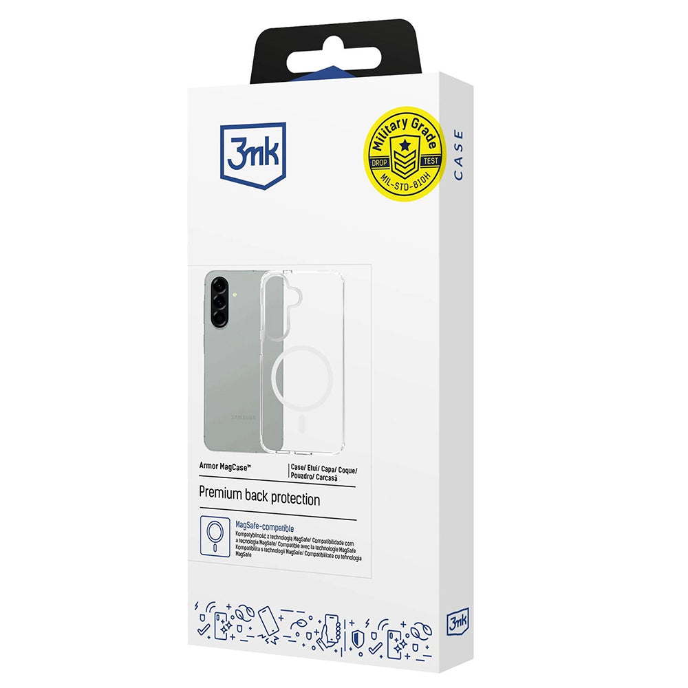 3mk Husa de protectie 3mk Armor MagCase compatibil cu Samsung Galaxy A57 5G, Transparent – imagine 6