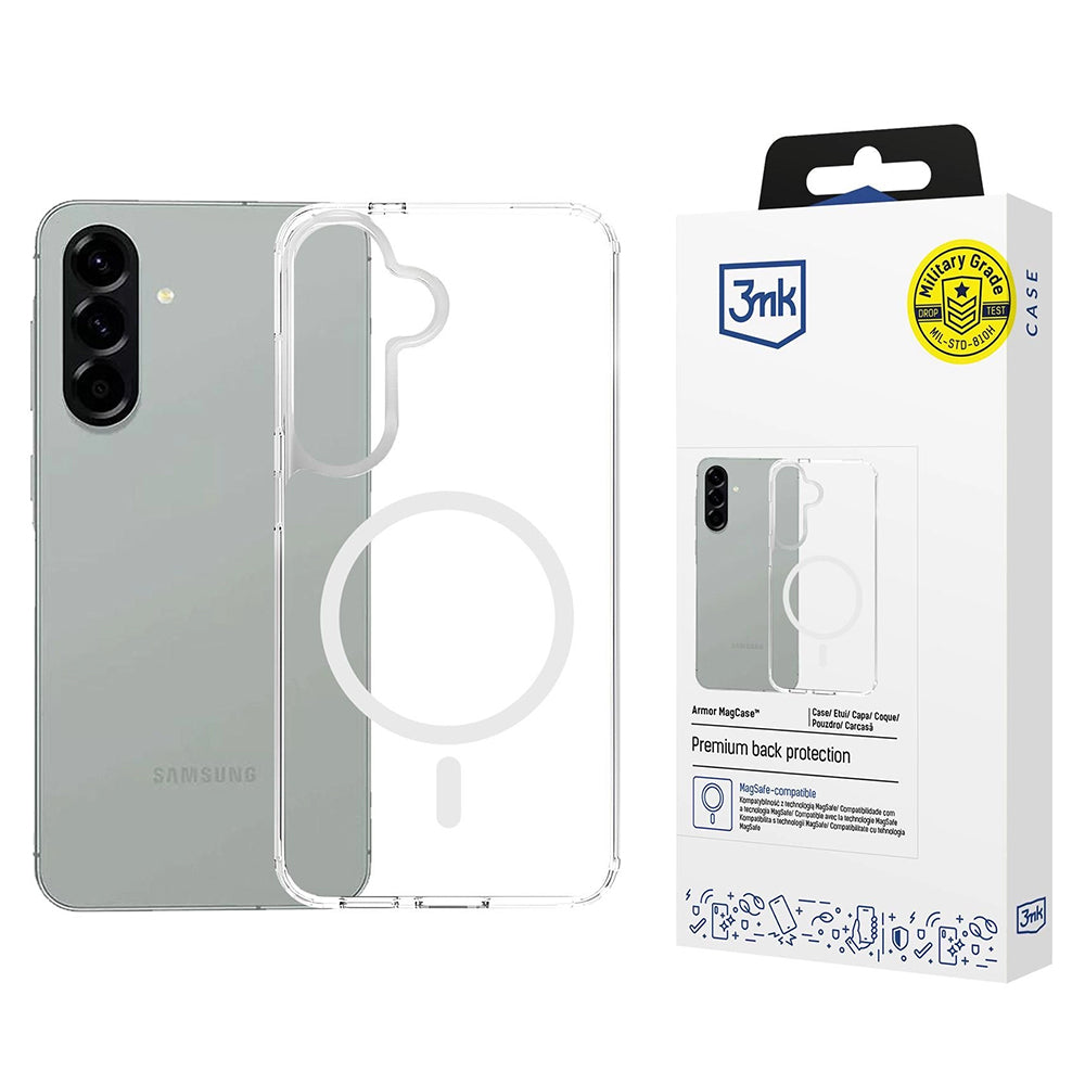 3mk Husa de protectie 3mk Armor MagCase compatibil cu Samsung Galaxy A57 5G, Transparent